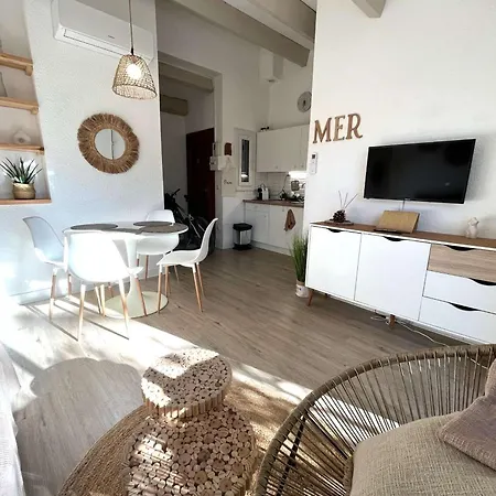 Mitoyenne T2 Climatisée Avec Piscine Et Parking, Vue Pinède - Fr-1-607-237 Сasa de vacaciones Agde