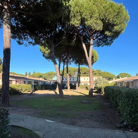 Mitoyenne T2 Climatisee Avec Piscine Et Parking, Vue Pinede - Fr-1-607-237 * Agde
